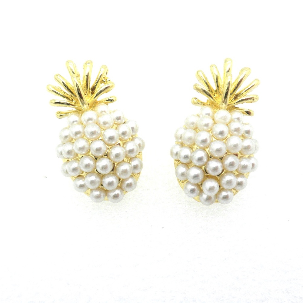 Pineapple Stud Earrings Southern Style